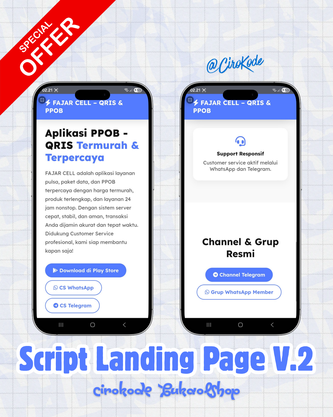 Script Landing Page Vol.2