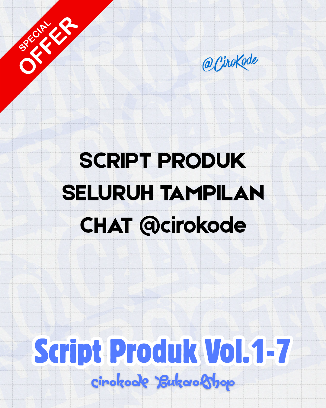 Script Produk (Tampilan)