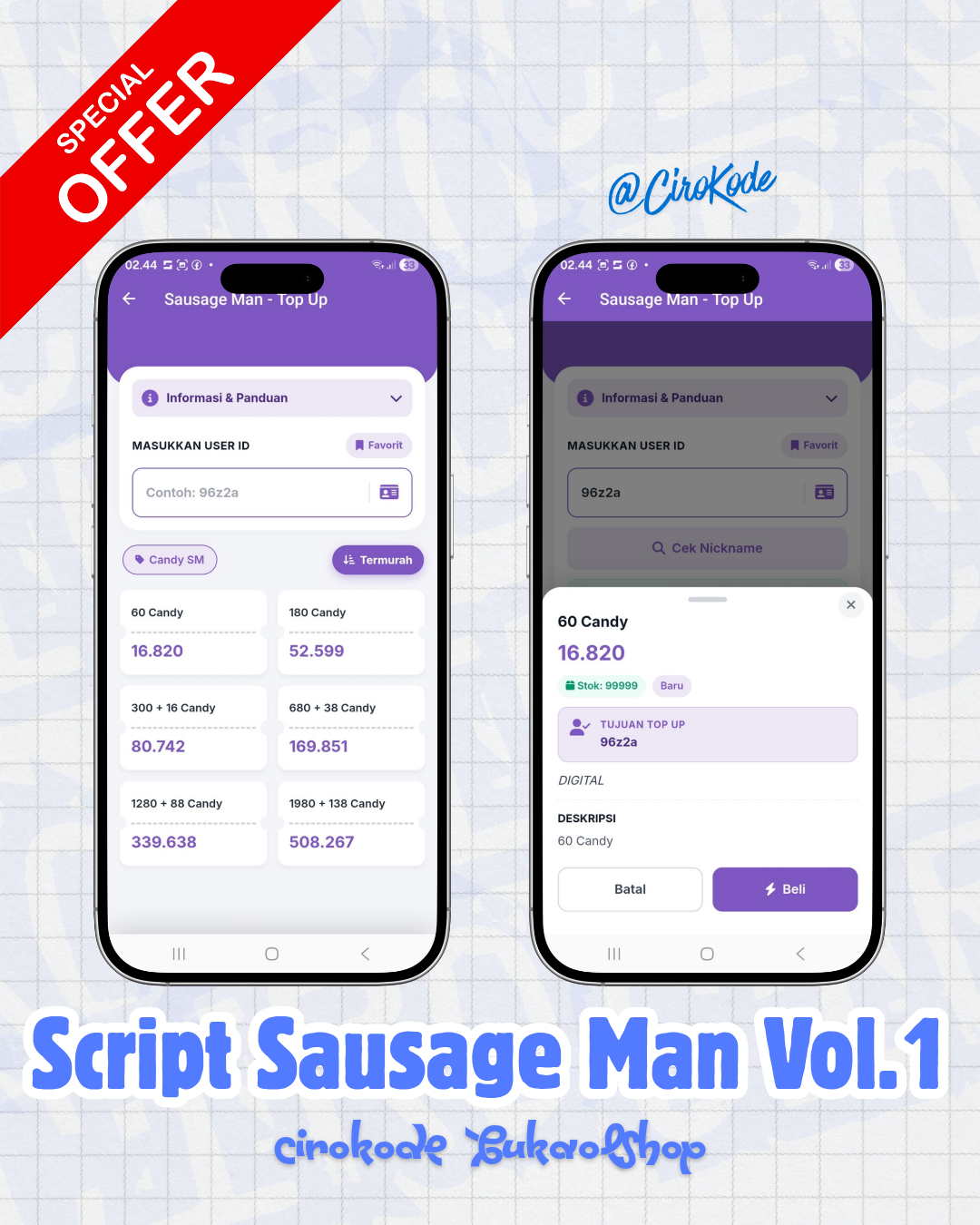 Script Sausage Man Vol.1