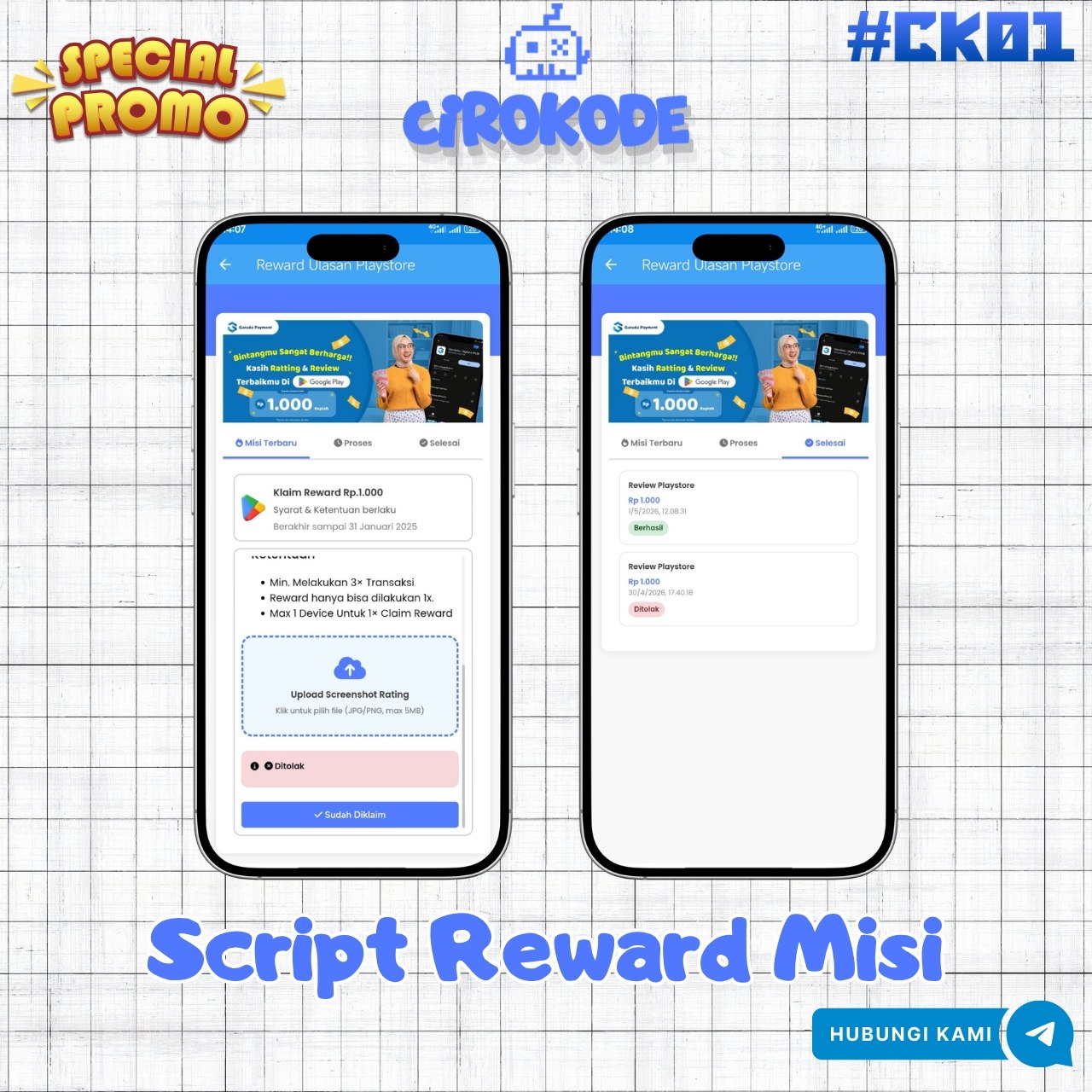 Script Misi Berhadiah - HOT